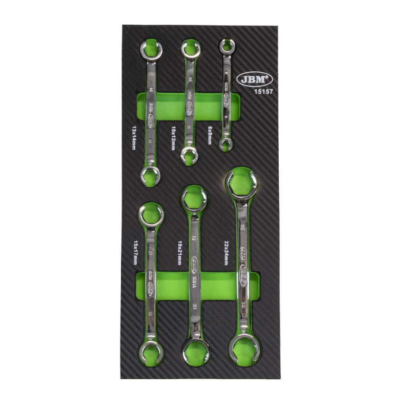 Bremžu cauruļu atslēgu komplekts modulī 6x24mm