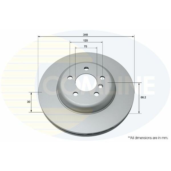 Bremžu disks COMLINE, 1783V, BMW F01