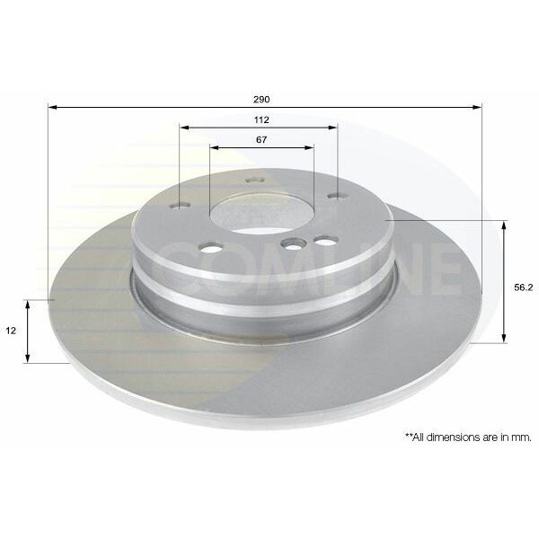 Bremžu disks COMLINE, MERCEDES - BENZ