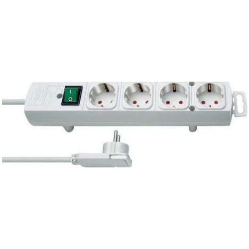 Brennenstuhl Steckdosenl. Comfort-Line  4x 2m Flachstecker