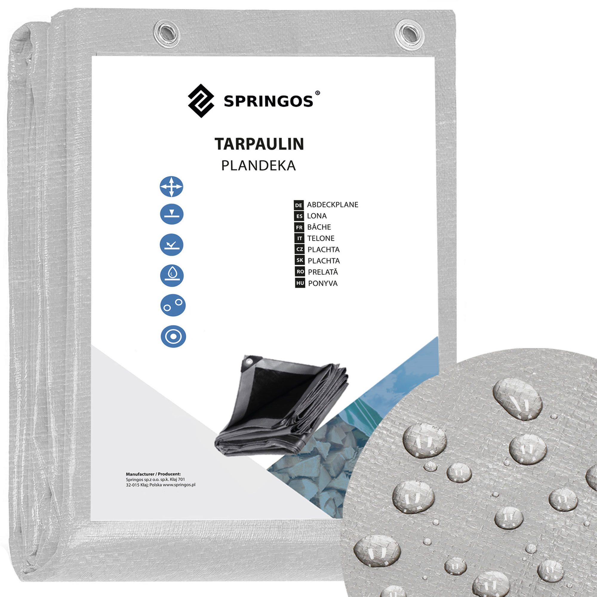 Brezents Springos GA2161 2x4m 270g/m2 |
