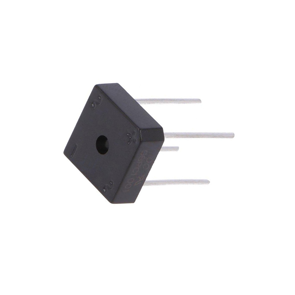 DC COMPONENTS Bridge rectifier: single-phase; Urmax:
