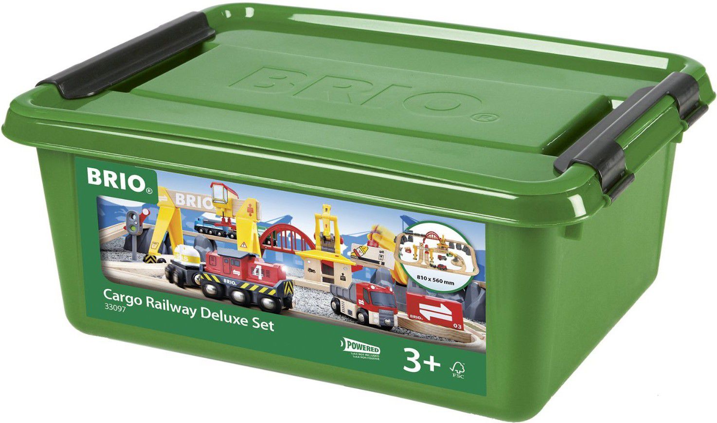 RAVENSBURGER BRIO Cargo Railway Deluxe Set