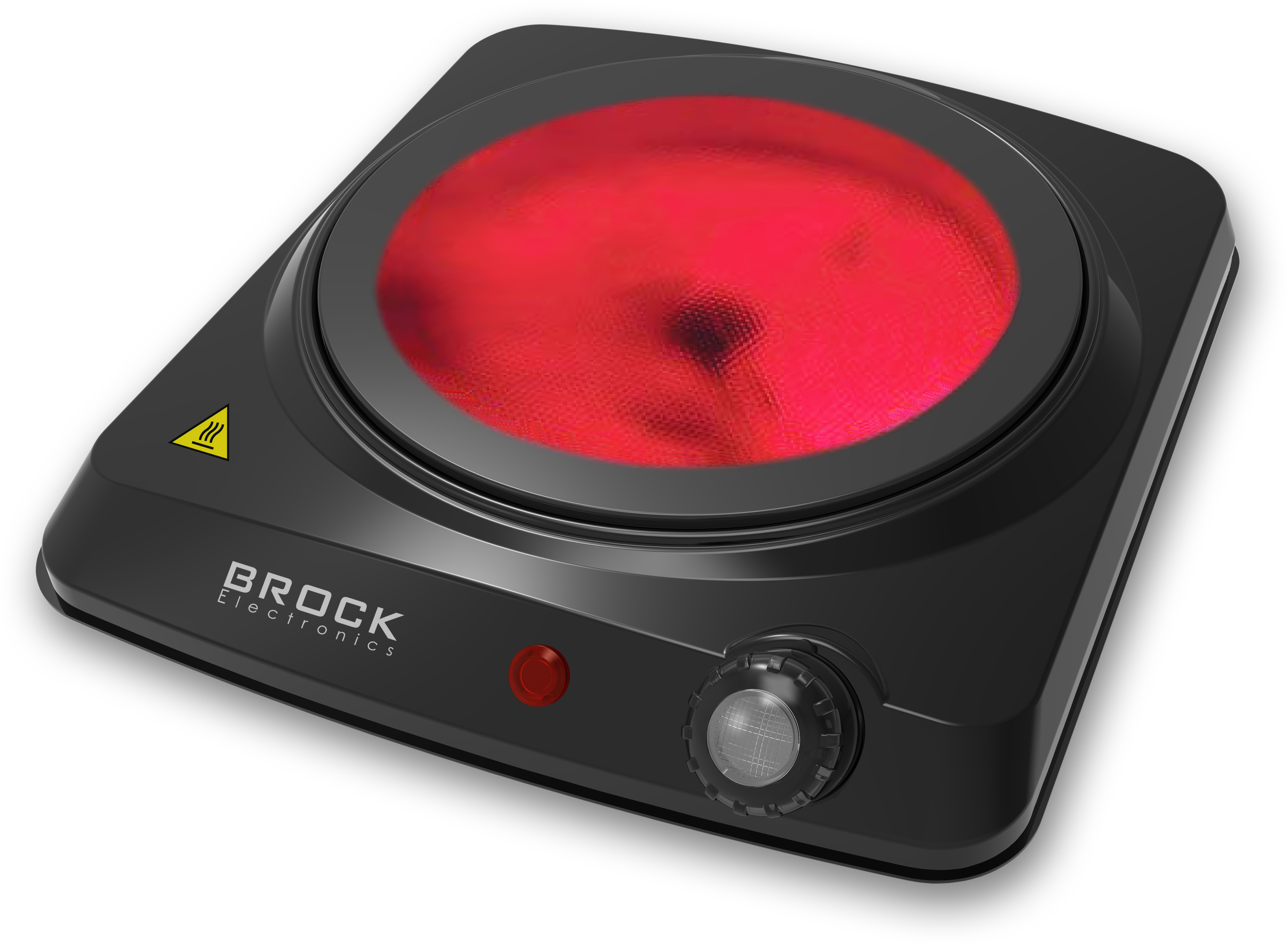 Brock Electronics Vienriņķa infrasarkanā plīts, keramika