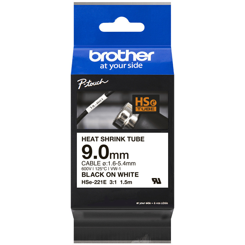 BROTHER Heat Shrink Tube Black on