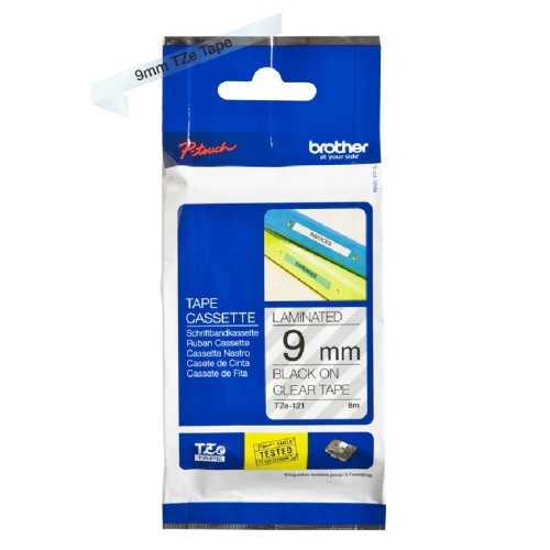 Brother TZE-121 (TZE121) Laminated Labelling Tape