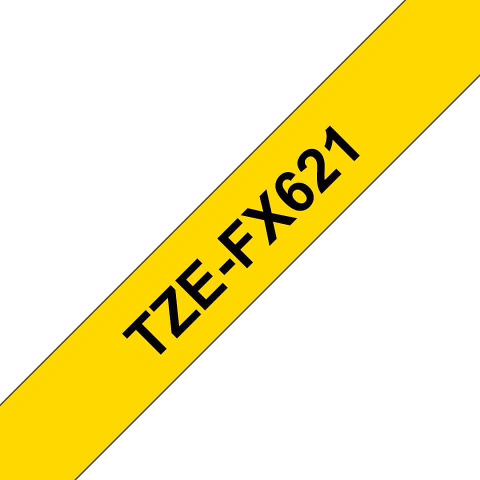 BROTHER TZe-FX621 uzl.lente Flexible melns