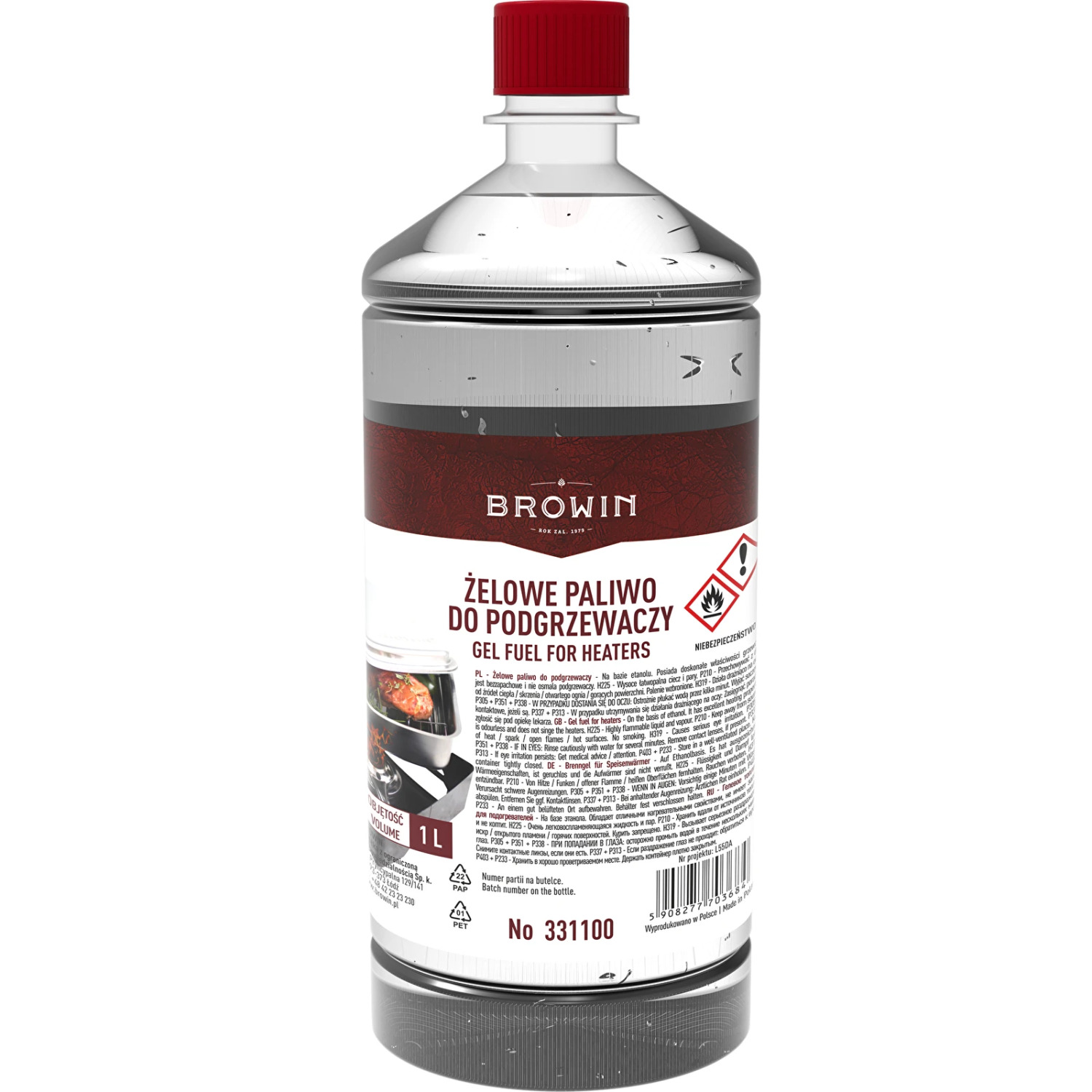 Browin 331100 želejdegviela 1l, etanola bāze