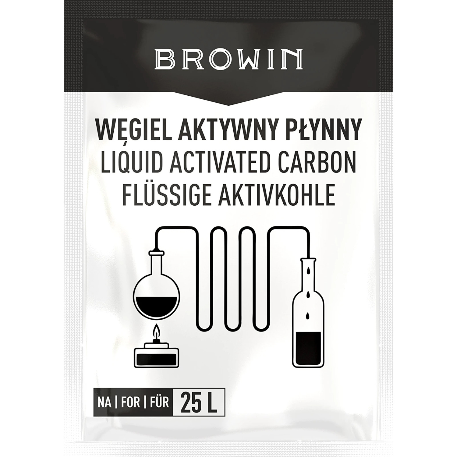 Browin 405112 šķidrā aktīvā ogle 25