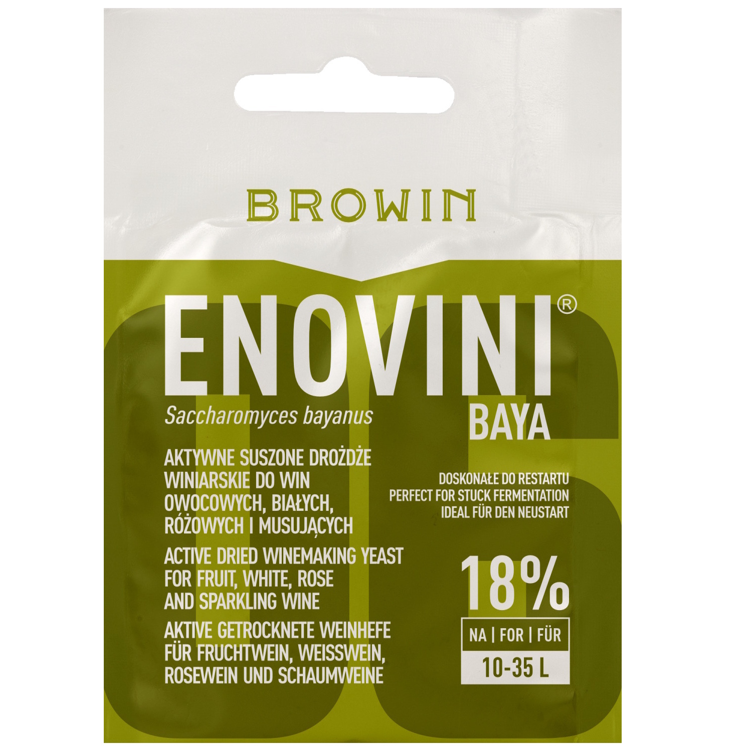 Browin BAYA vīna raugs 400360, 7g