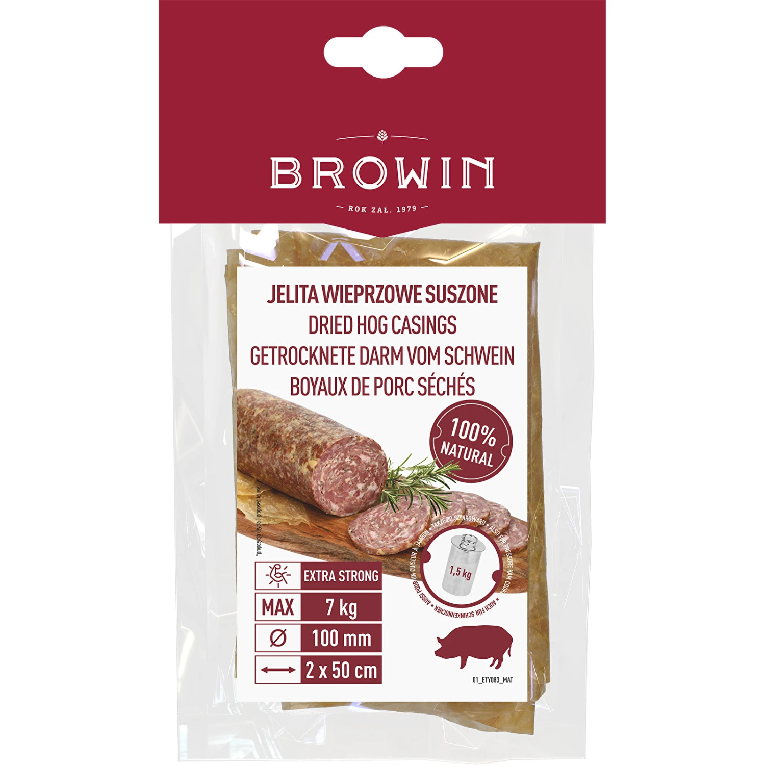 Browin Dabiski cūku zarnu apvalki 310621