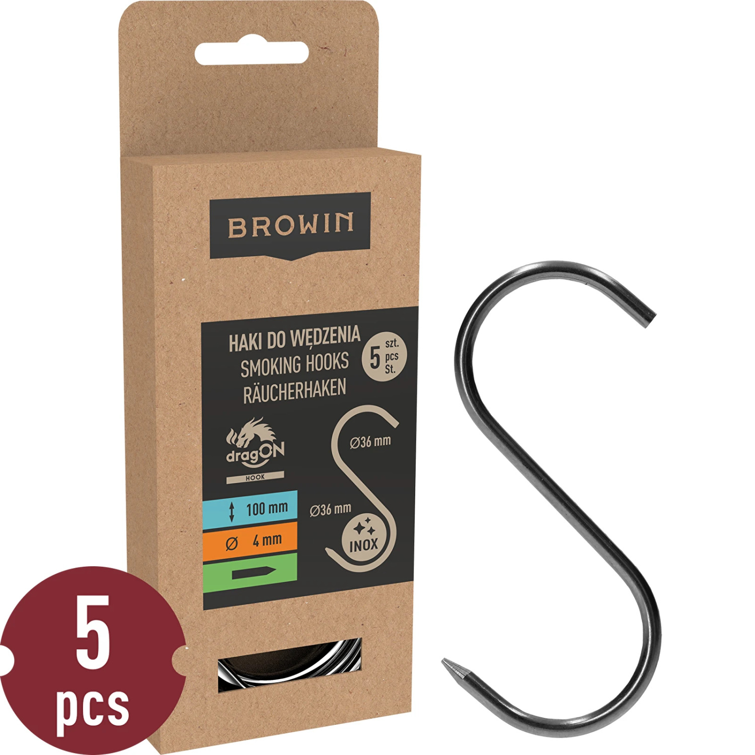 Browin S formas āķi 311206, 100mm