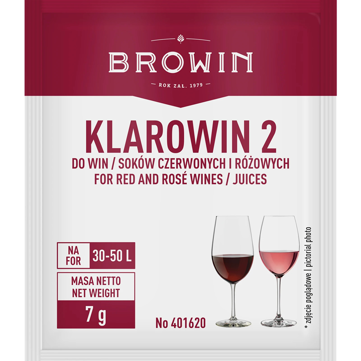 Browin vīna dzidrinātājs 401620, 7g, 30-50L