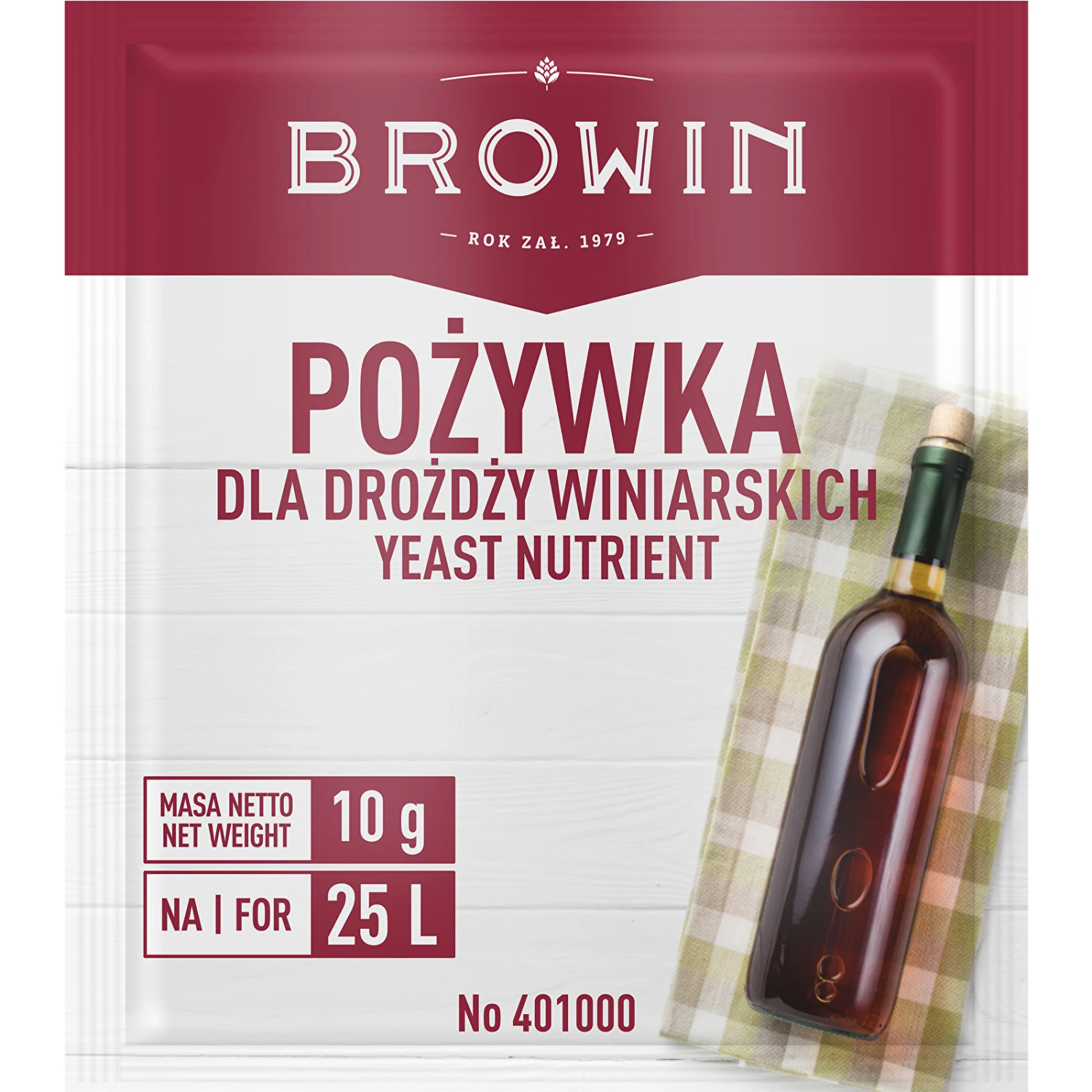 Browin Vīna rauga barība 401000, 10