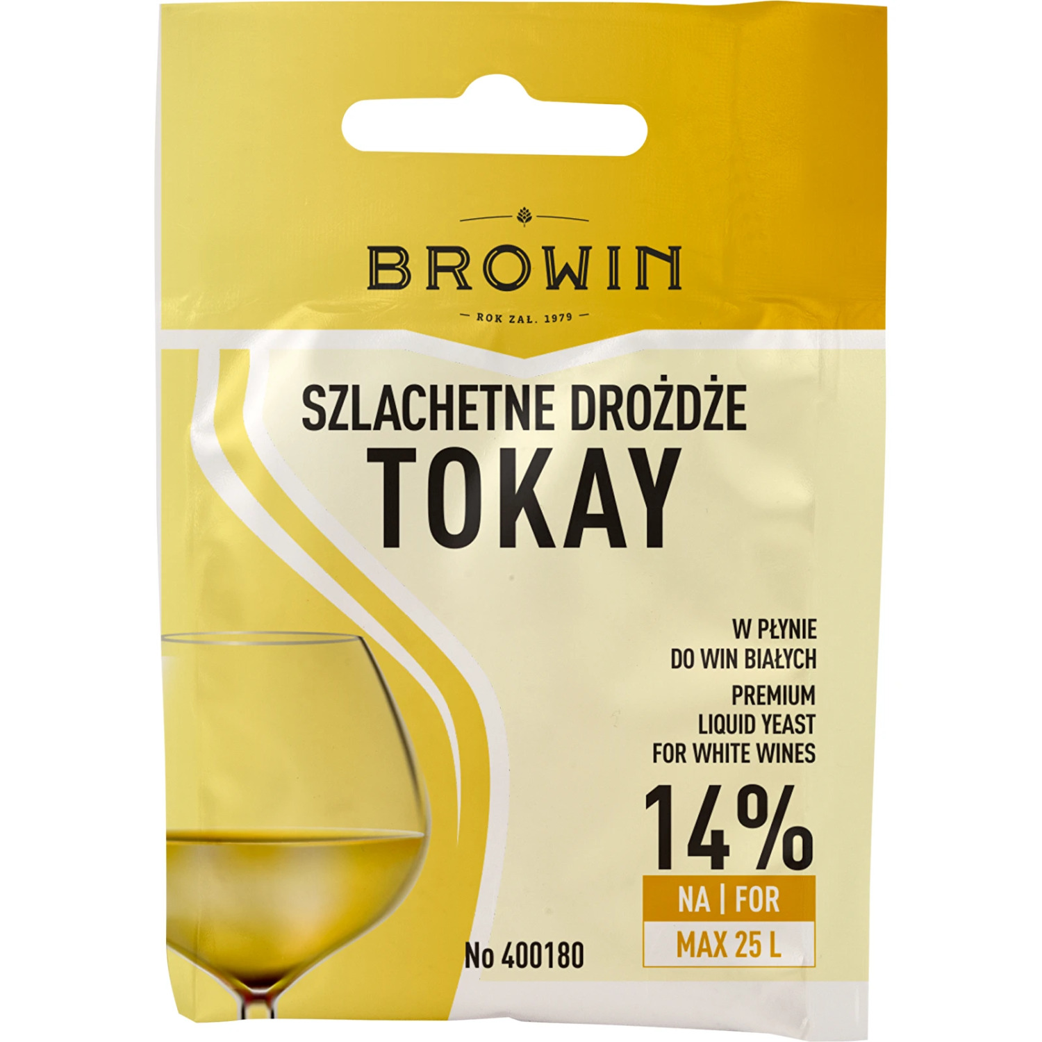 Browin Vīna raugs 400180, 20ml, 25L
