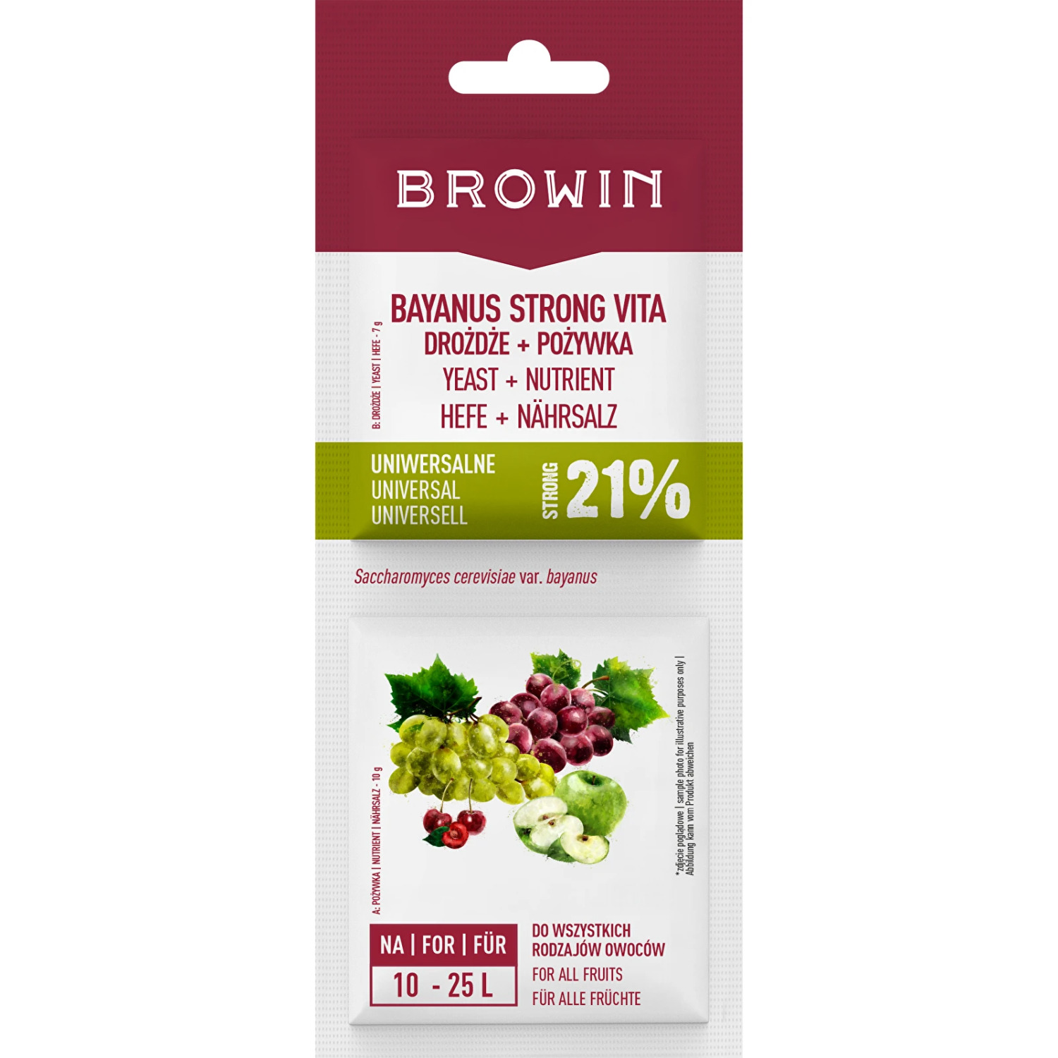 Browin vīna raugs + barība, 400537
