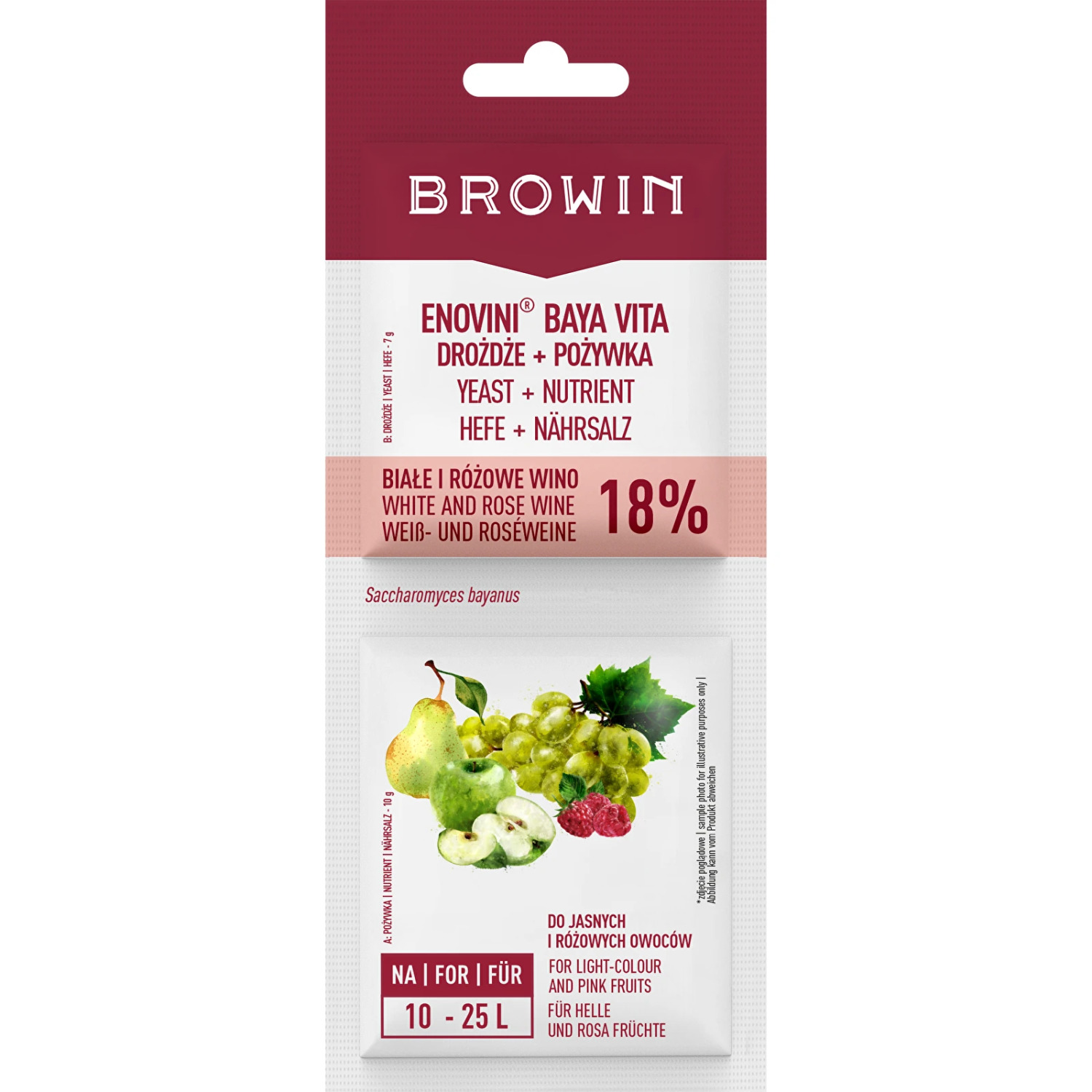 Browin vīna raugs un barība Enovini®