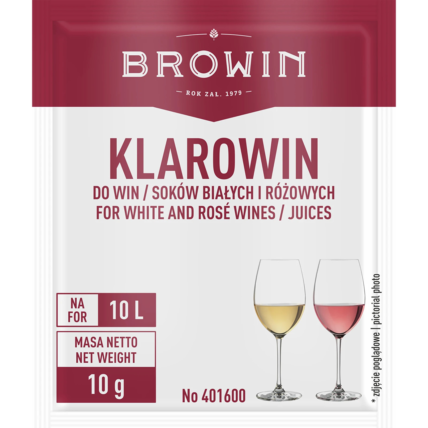 Browin vīna skaidrītājs 401600, 10 g