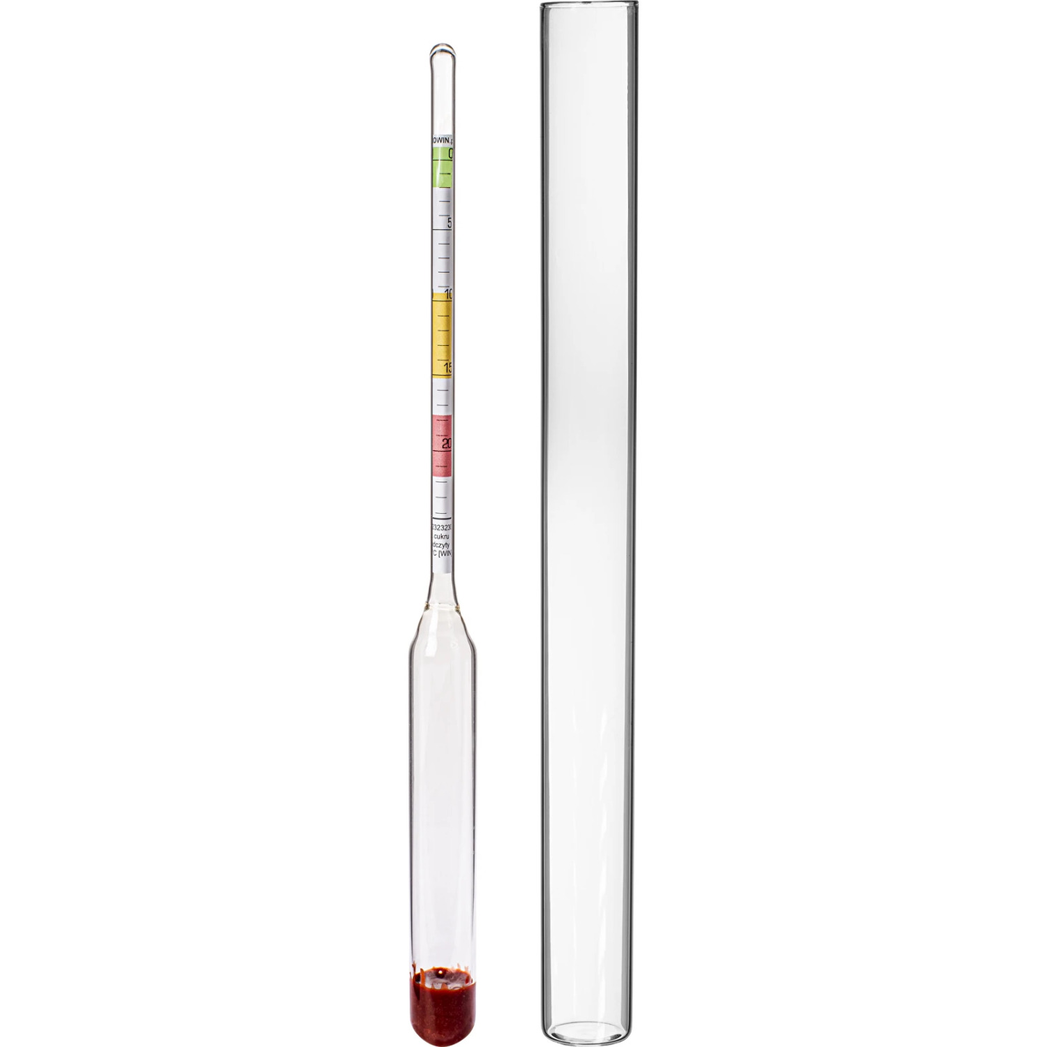 Browin Vinometrs 405556, 0-24°Blg, stikla caurule