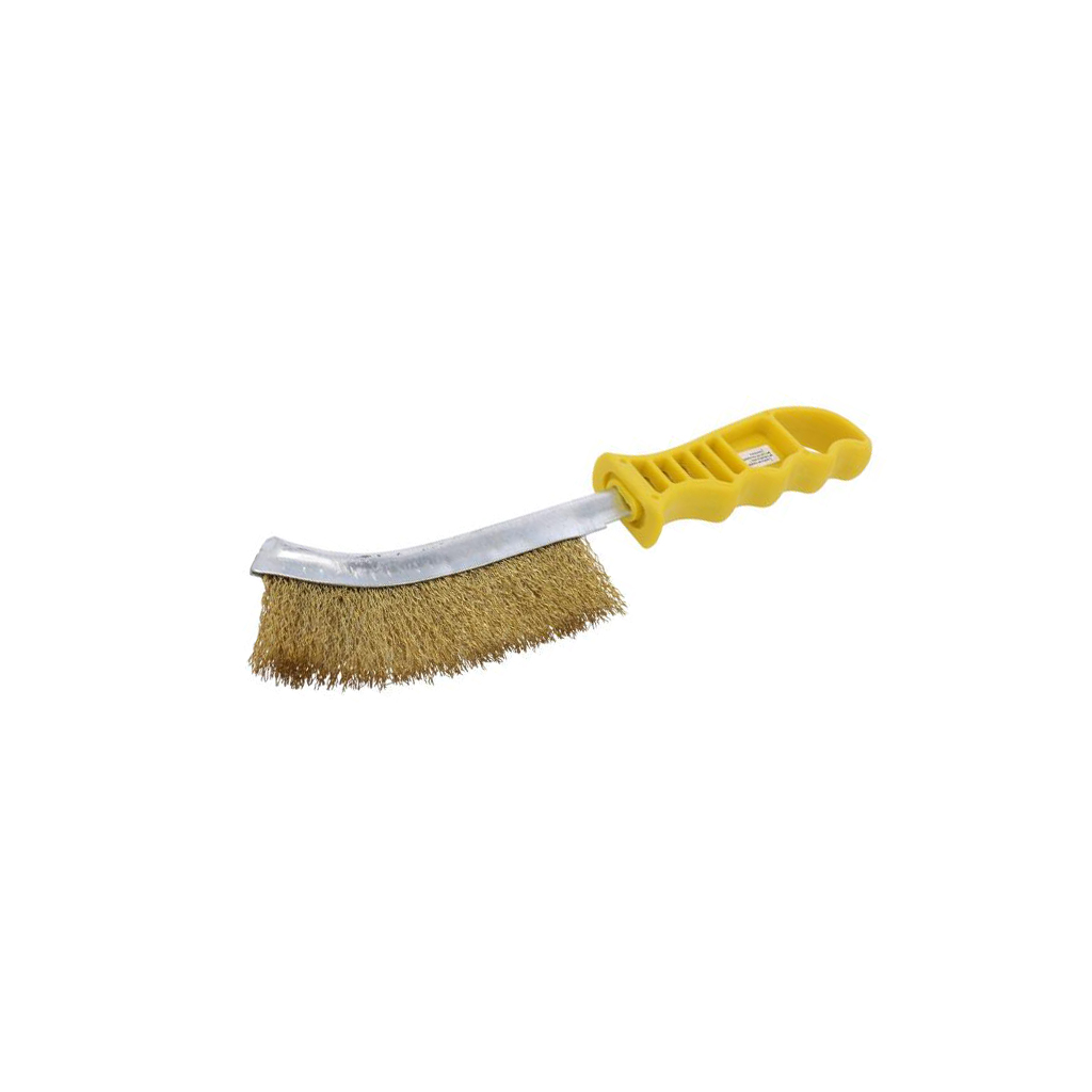 WOLFCRAFT Brush; wire; brass; plastic; 265mm