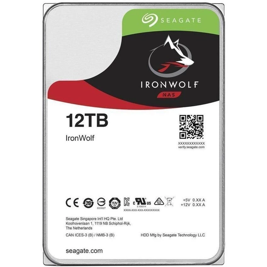 Bundle SEAGATE NAS HDD 8x12TB IronWolf