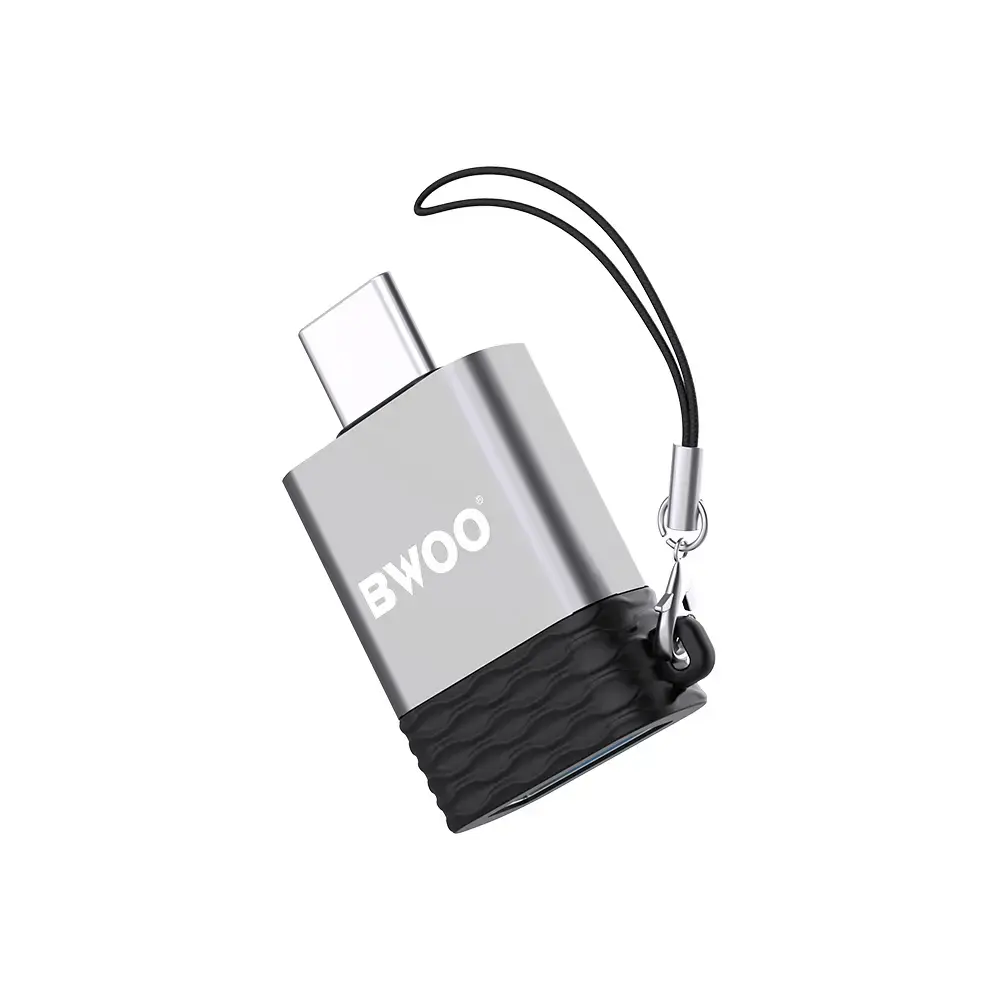 BWOO Adapter USB - USB-C Gray