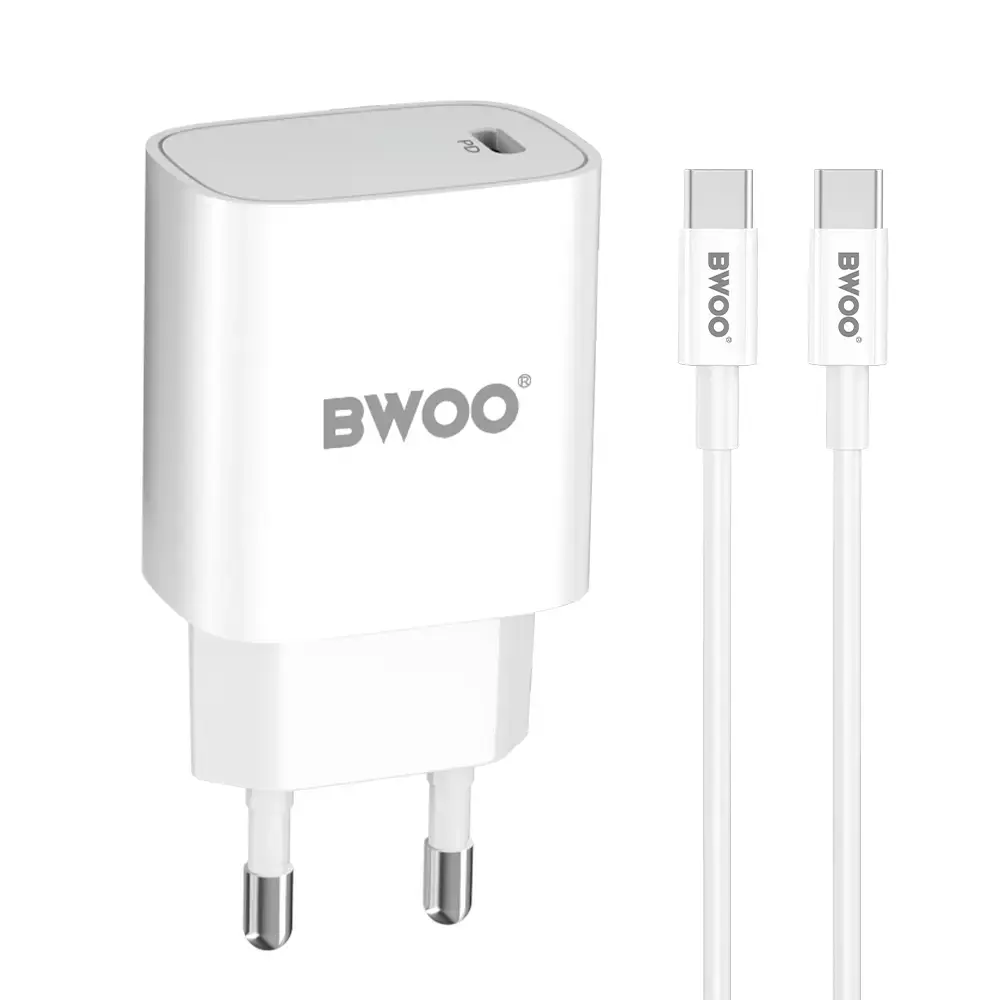 BWOO CDA159 mobilo telefonu lādētājs Type-C