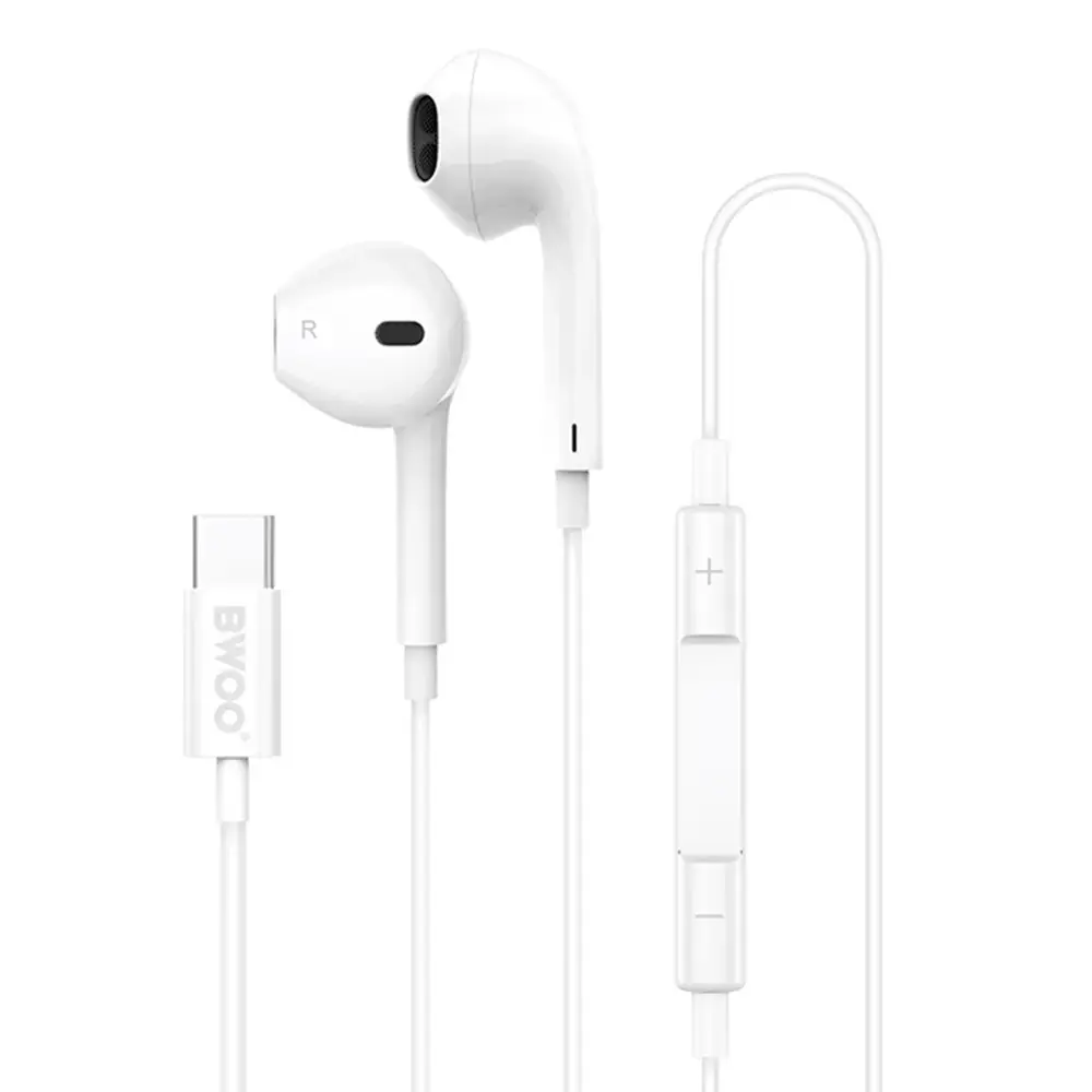 BWOO HF175 Austiņas ar mikrofonu USB-C