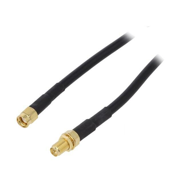 GOOBAY Cable; 1m; RP-SMA male,RP-SMA