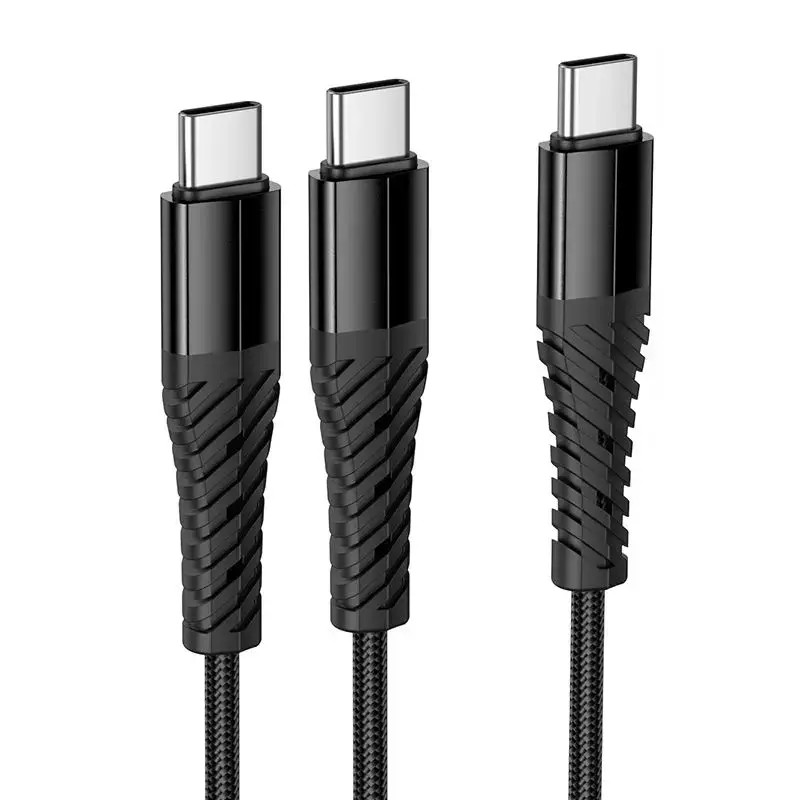 HOCO. Cable 2in1 USB C to