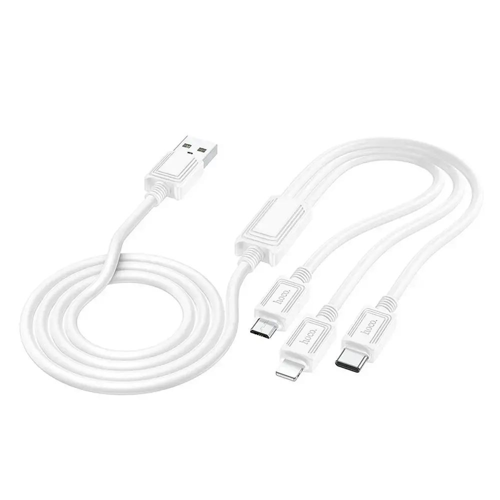 HOCO. Cable 3in1 USB A to