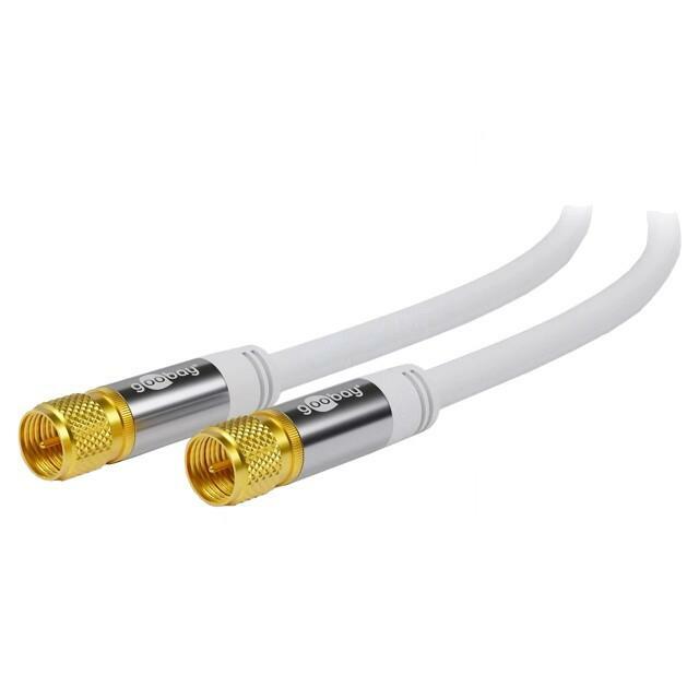GOOBAY Cable; 5m; F plug,both
