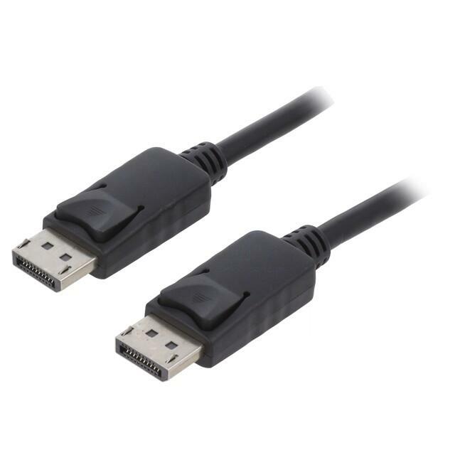 Cable; DisplayPort plug,both sides; 5K