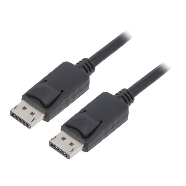 Cable; DisplayPort plug,both sides; 5K