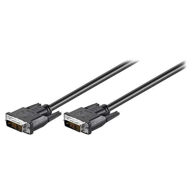 GOOBAY Cable; DVI-D (18+1) plug,both