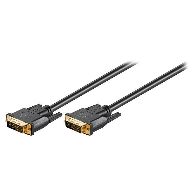 GOOBAY Cable; DVI-I (24+5) plug,both