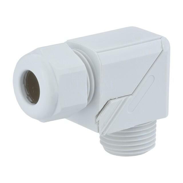Cable gland; angular; PG9; IP68; polyamide