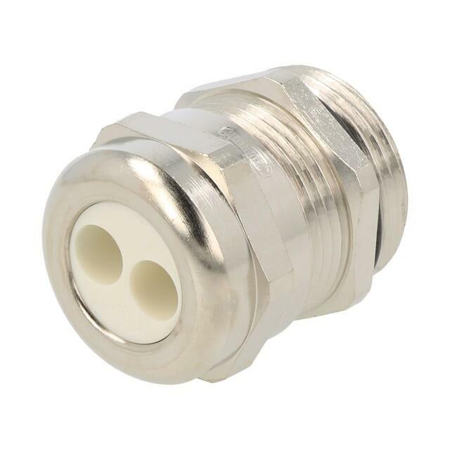Cable gland; multi-hole; PG16; IP65; brass
