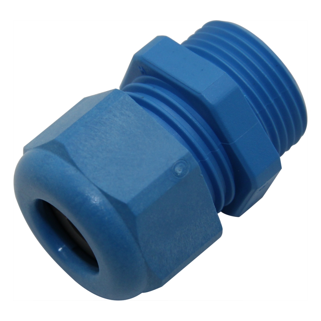 Cable gland; PG11; IP54; polyamide; blue