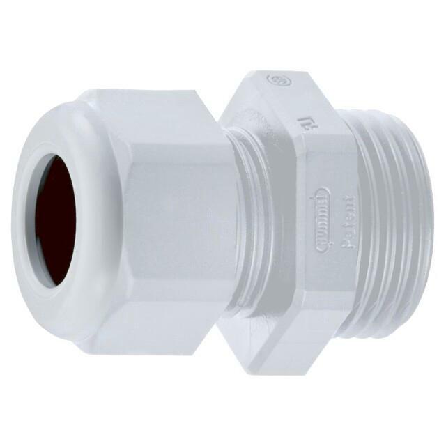 Cable gland; PG16; IP54; polyamide; grey