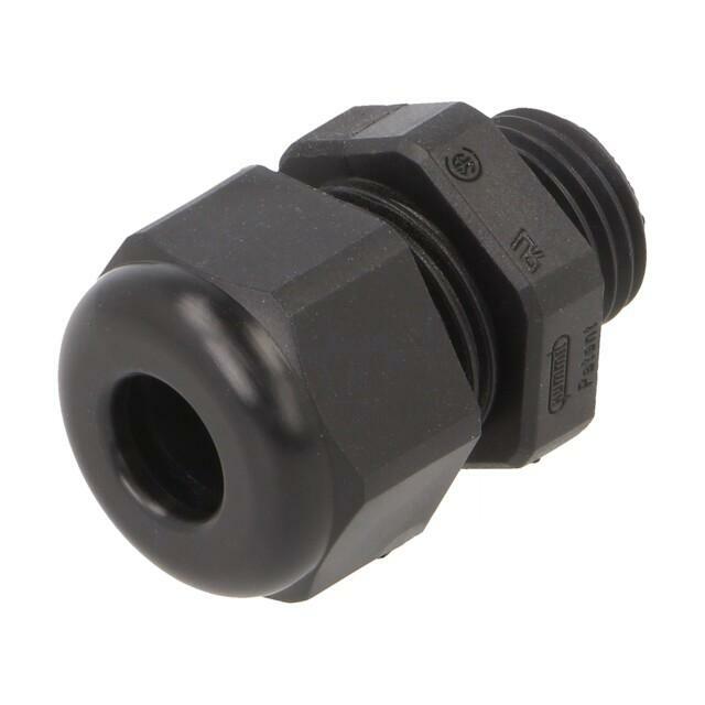 Cable gland; PG7; IP54; polyamide; black