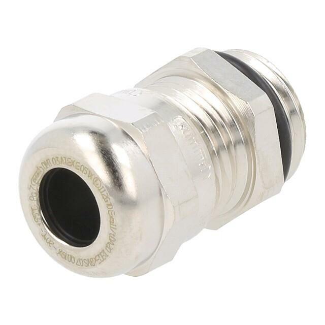Cable gland; PG7; IP68; brass; HSK-M-Ex