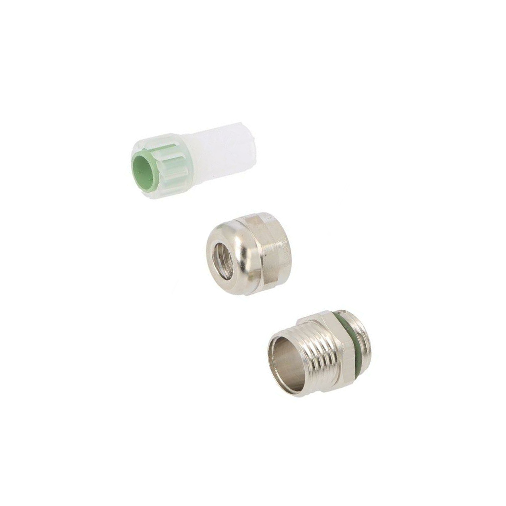 Cable gland; PG7; IP68; brass; HSK-M-PVDF