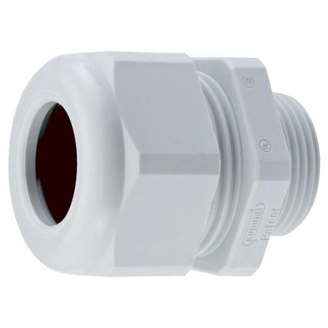 Cable gland; PG9; IP54; polyamide; grey