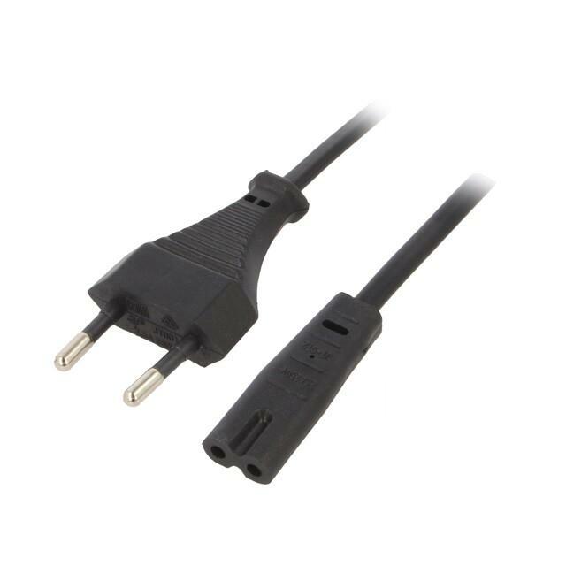 GEMBIRD Cable; H03VVH2-F; 2x0.5mm2; CEE