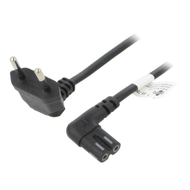 GOOBAY Cable; H03VVH2-F; 2x0.75mm2; PVC