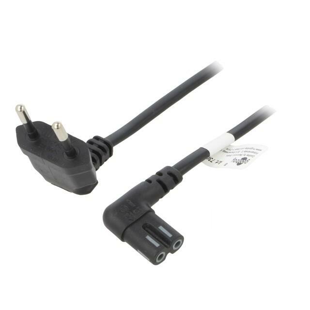 GOOBAY Cable; H03VVH2-F; 2x0.75mm2; PVC