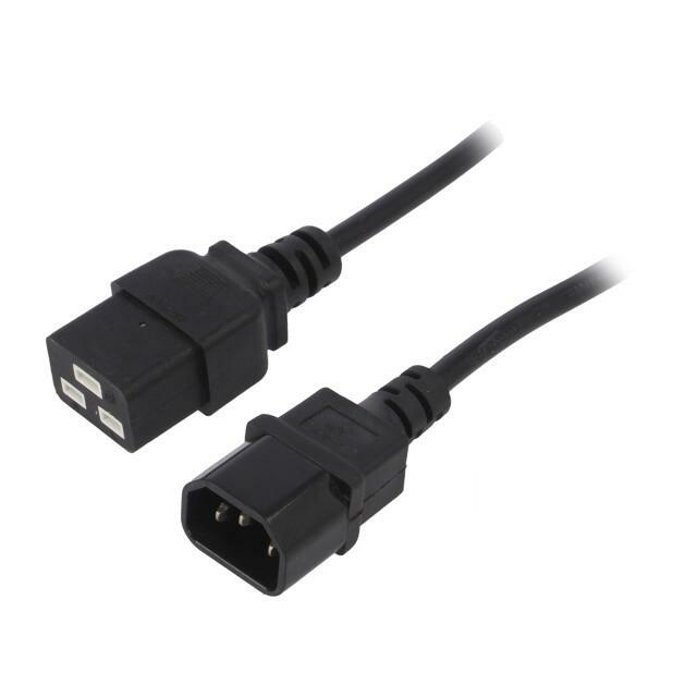 AKYGA Cable; H05VV-F; 3x1mm2; IEC C14
