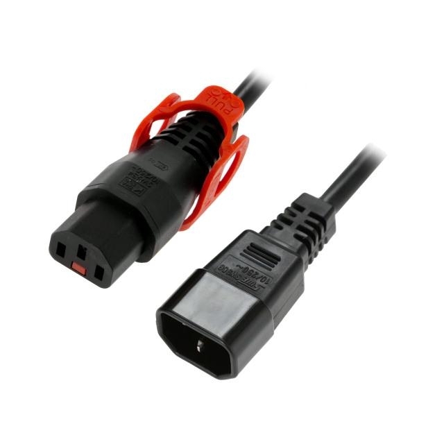 IEC LOCK Cable; H05VV-F; IEC C13