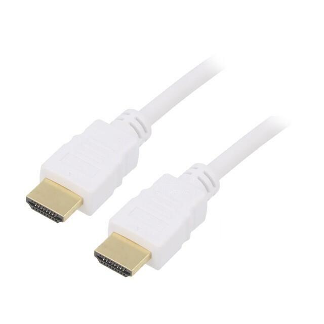 Cable; HDMI plug,both sides; PVC